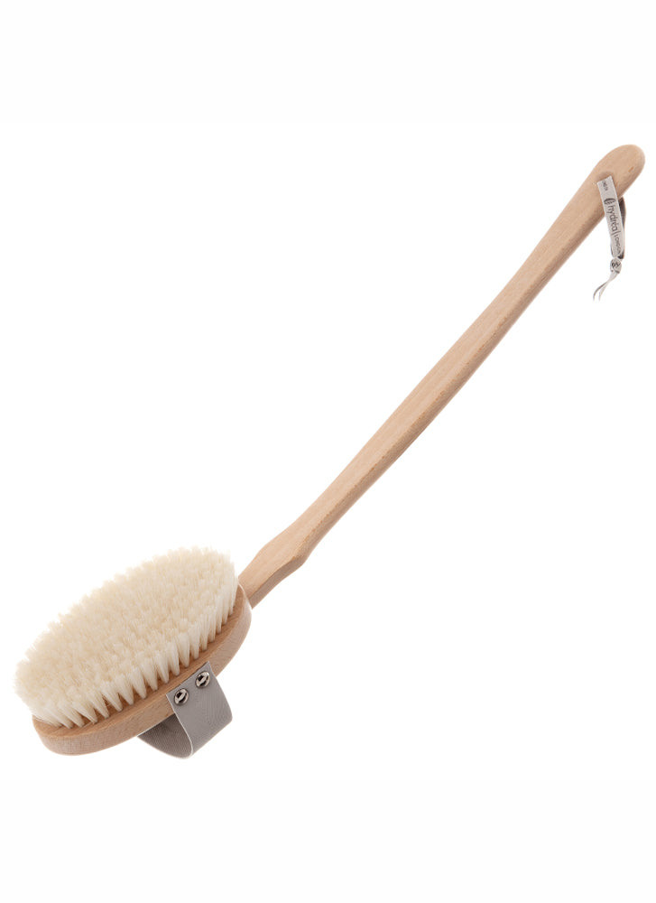 Hydrea London Professional Dry Skin Body Brush with Detachable Handle