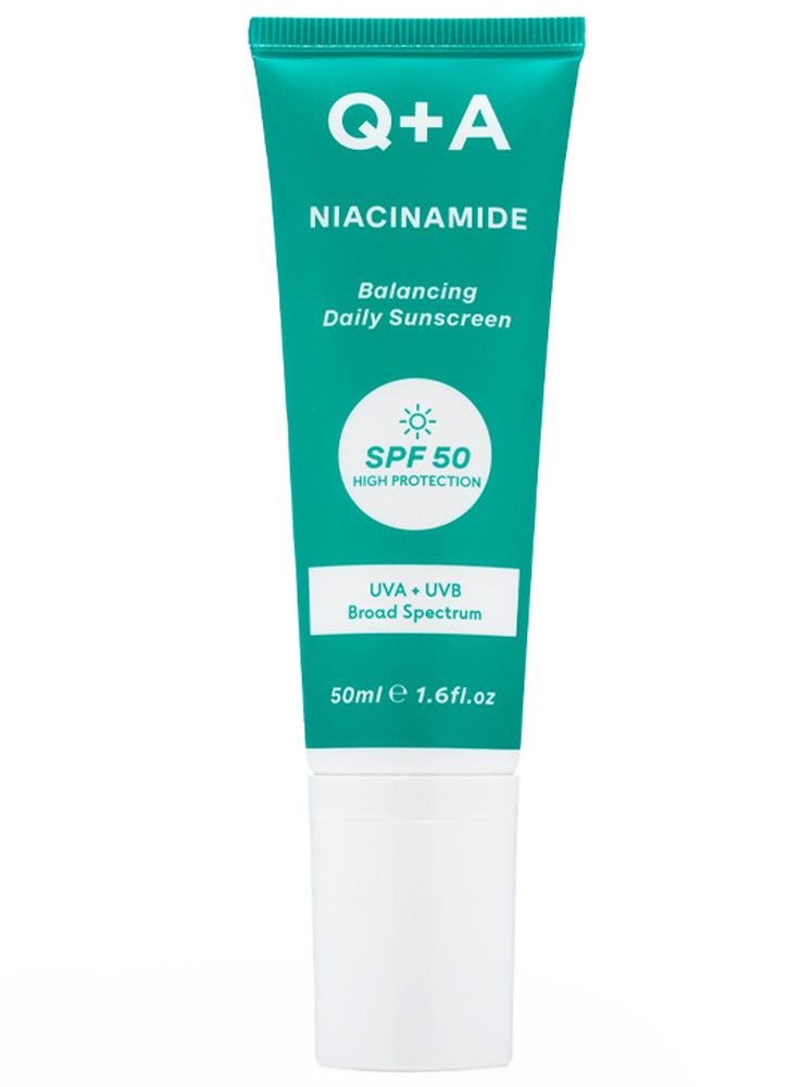Q+A Niacinamide SPF50 Balancing Facial Sunscreen
