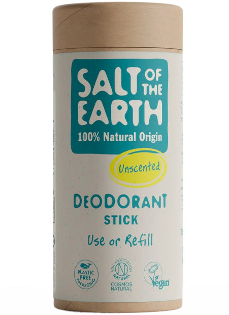 Salt of the Earth Unscented Natural Deodorant Stick Refill