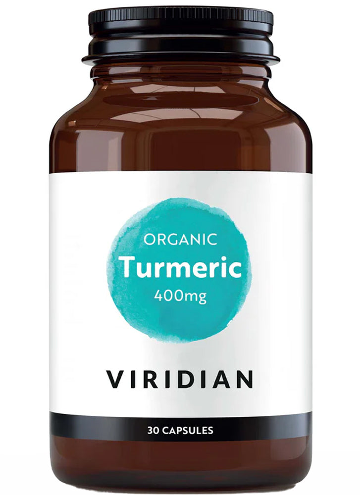 Viridian Organic Turmeric 400mg Caps