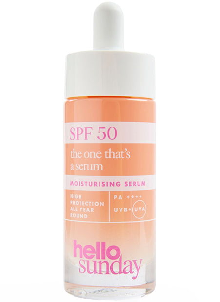 Hello Sunday The One That's A Serum SPF50 Face Drops