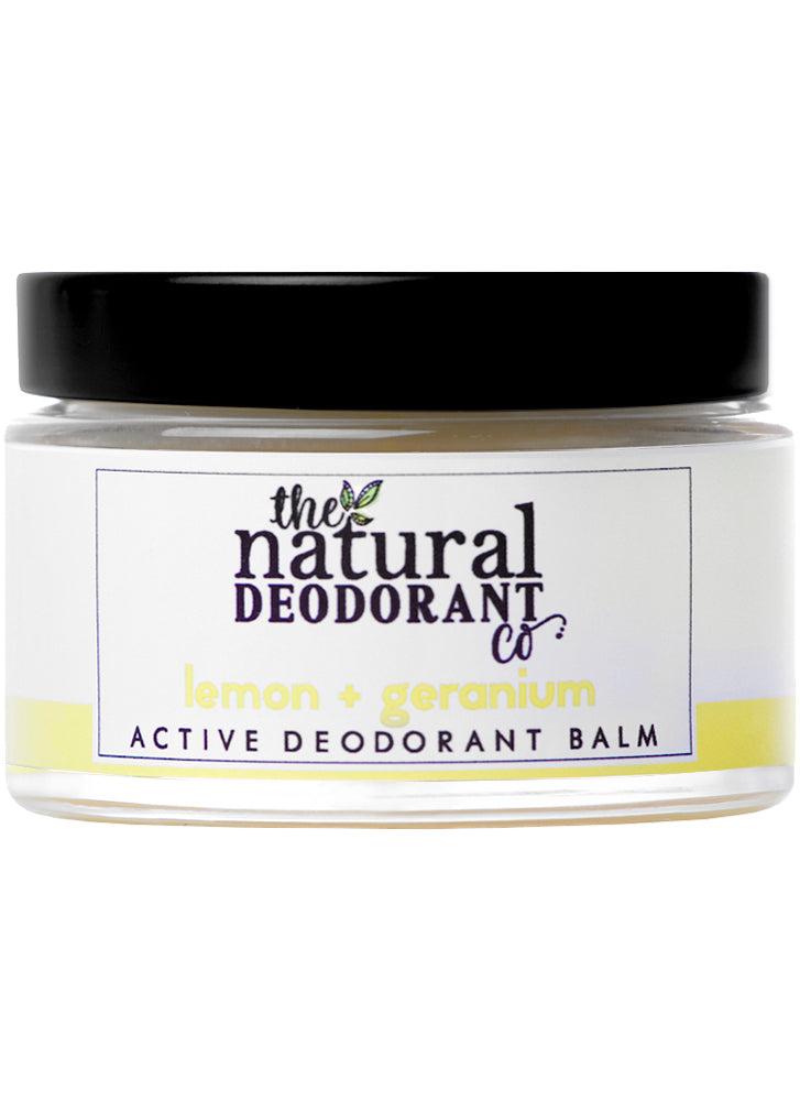 Natural Deodorant Co Active Deodorant Balm Lemon Geranium
