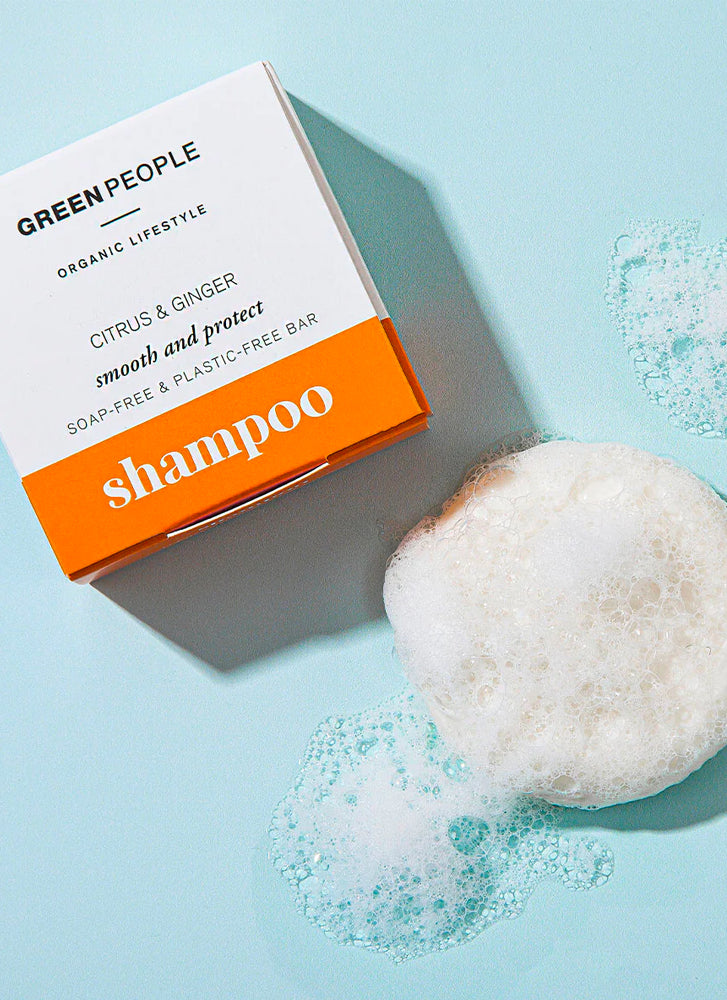 Green People Citrus Repairing Anti-Frizz Shampoo Bar