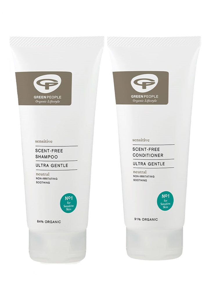 Green People Scent Free Shampoo & Conditioner Bundle