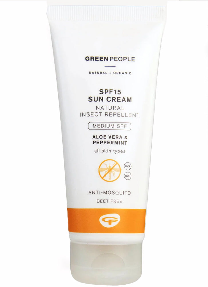 Green People Sun Cream SPF15 with Natural Insect Repellent