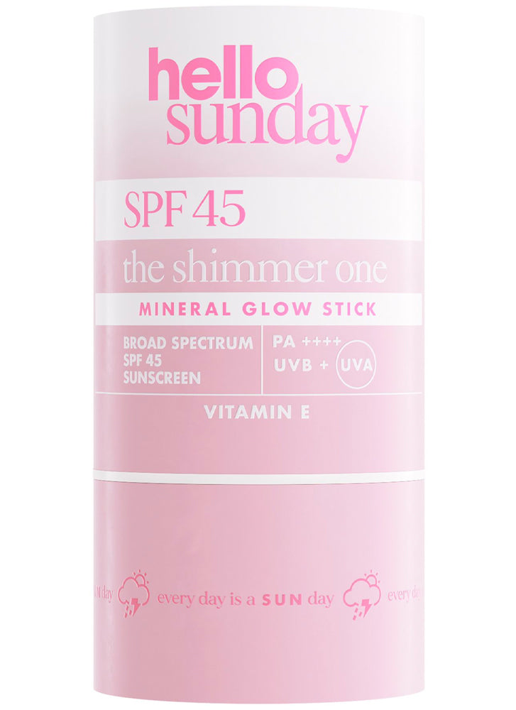 Hello Sunday The Shimmer One SPF45 Mineral Glow Stick