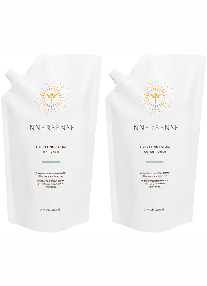 Innersense Hydrating Cream Shampoo & Conditioner Refill Bundle