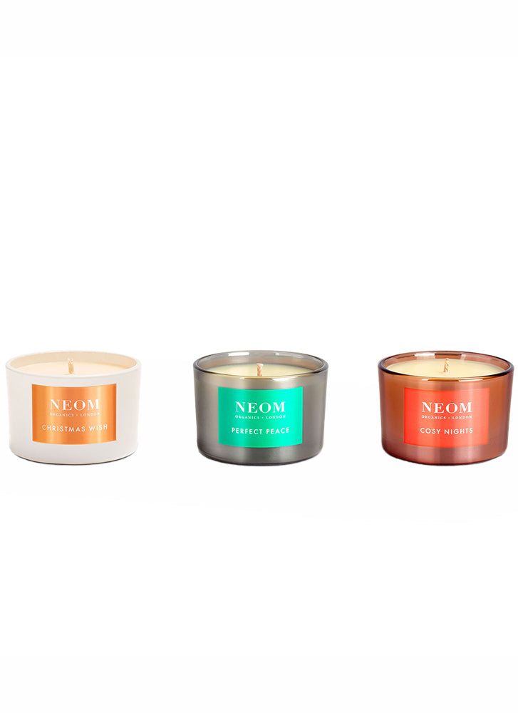 Neom Wellbeing Wishes Candle Trio