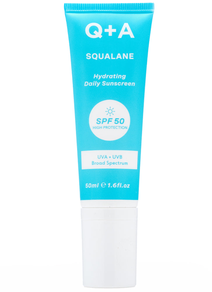 Q+A Squalane SPF50 Hydrating Facial Sunscreen