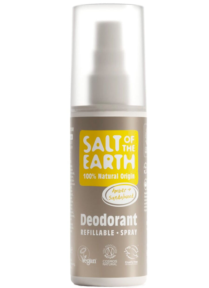 Salt of the Earth Amber and Sandalwood Deodorant Spray
