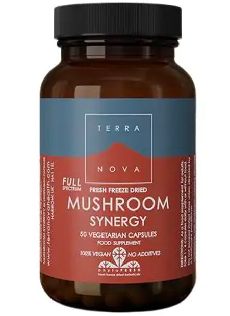 Terranova Mushroom Synergy Super-Blend Capsules 50 caps