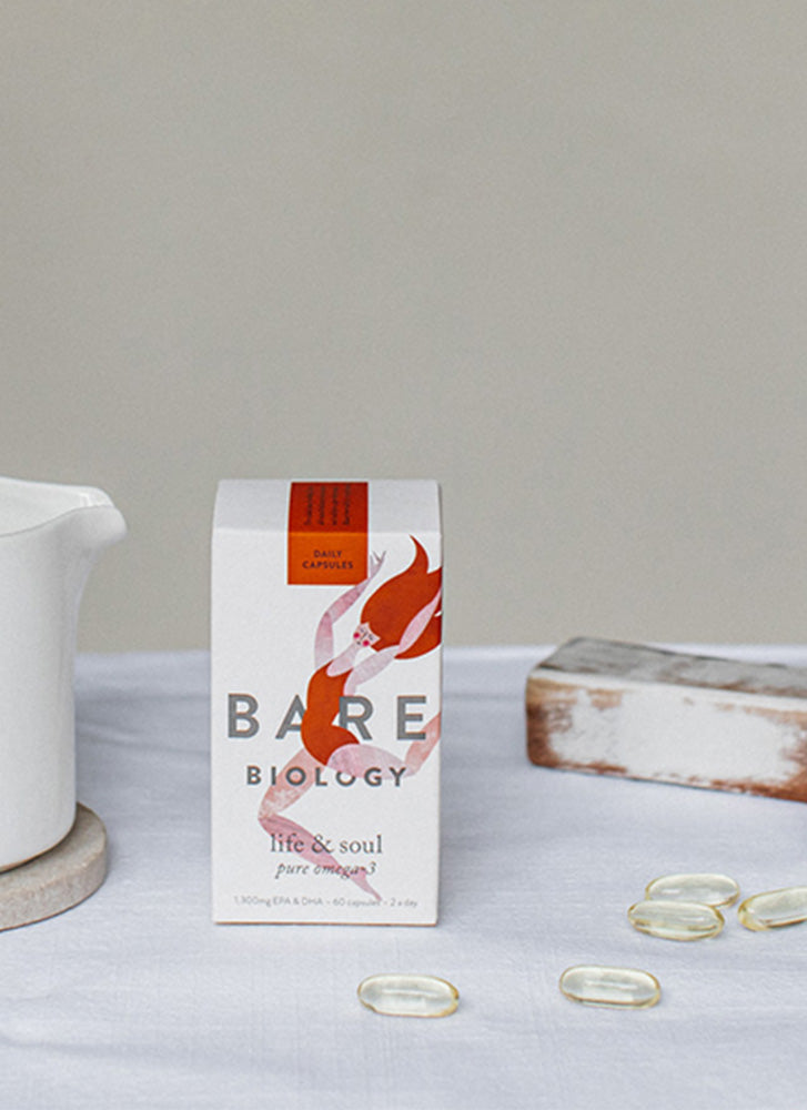 Bare Biology Life & Soul Pure Omega 3 Daily Capsules