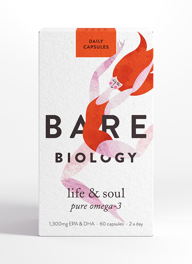 Bare Biology Life & Soul Pure Omega 3 Daily Capsules
