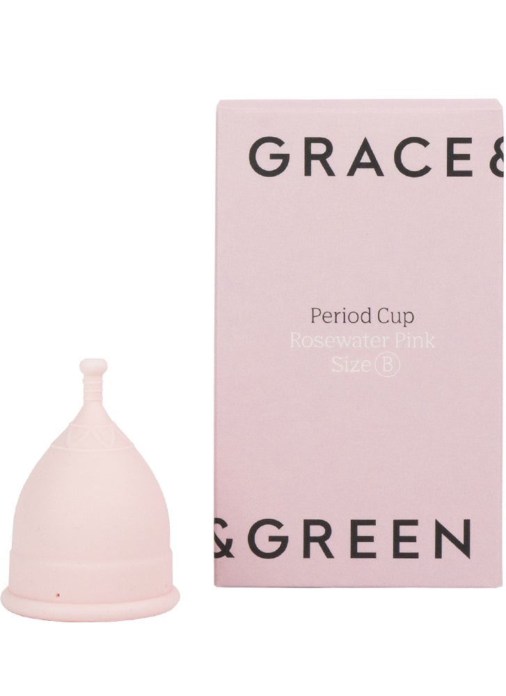 Grace & Green Period Cup Size B Rosewater Pink