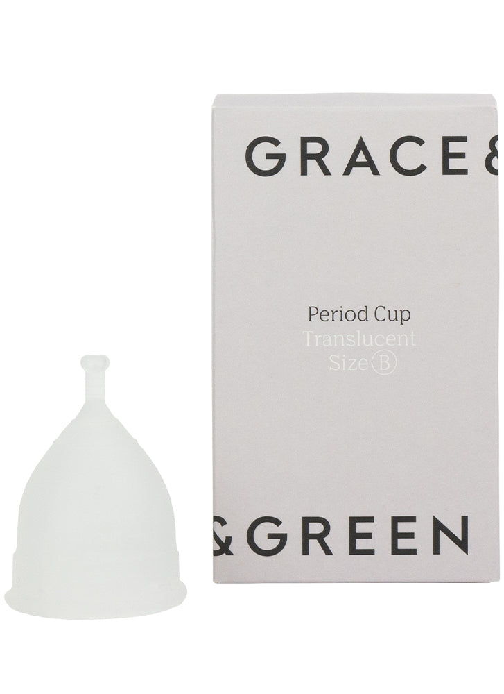 Grace & Green Period Cup Size B Translucent