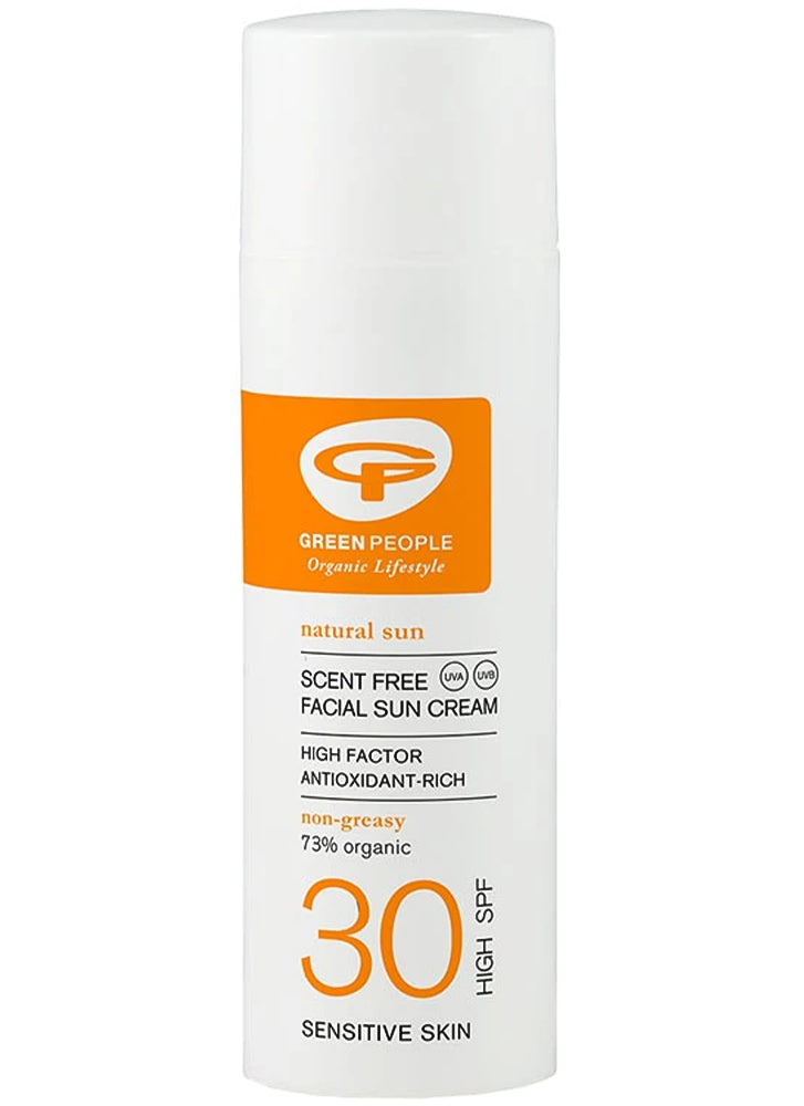 Green People Scent Free Facial Sun Cream SPF30