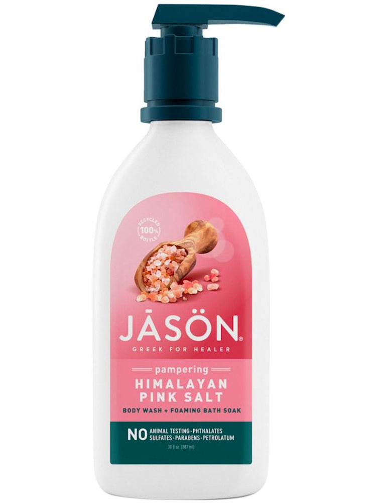 Jason Natural Himalayan Pink Salt 2-in-1 Body Wash & Foaming Bath Soak