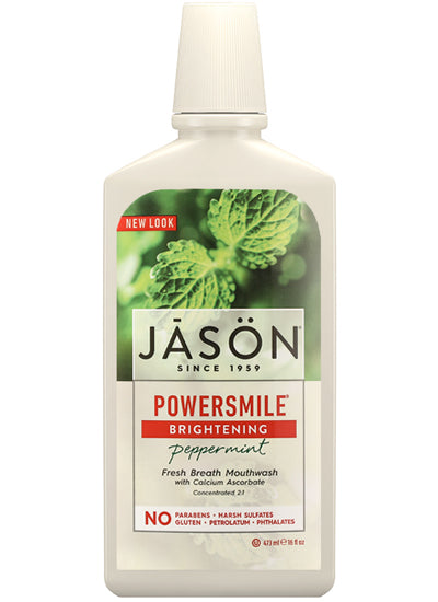 Jason Natural Powersmile Brightening Peppermint Mouthwash