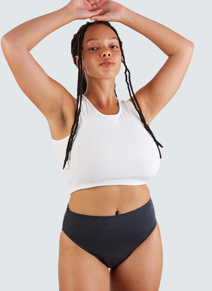 Ohne Black High Waist Period Pants