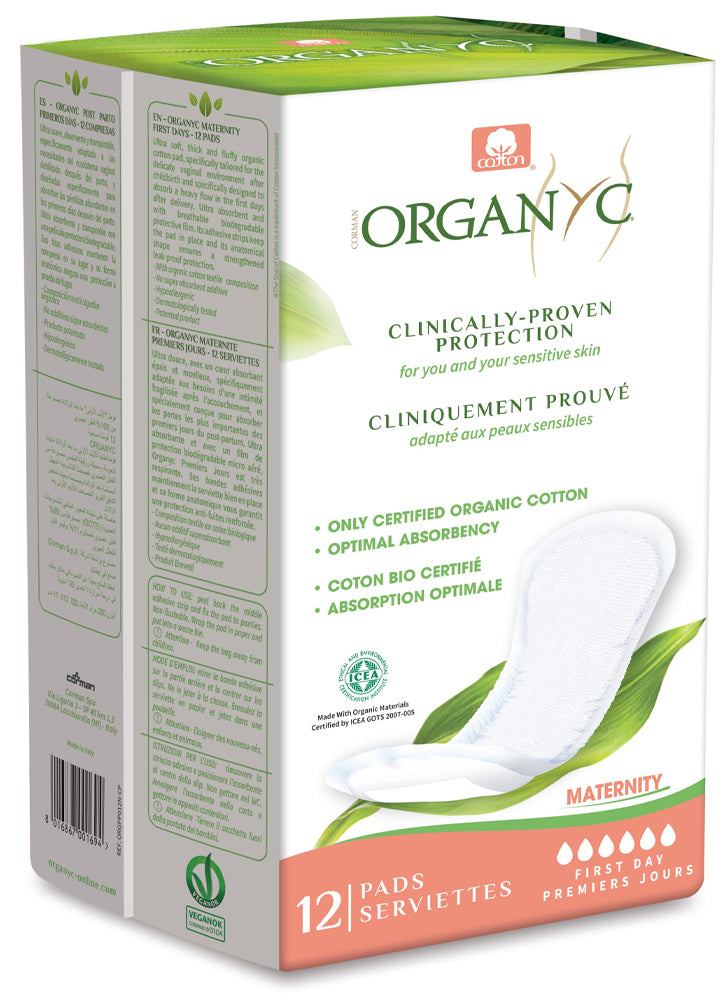 Organyc Organic Cotton Maternity Pads