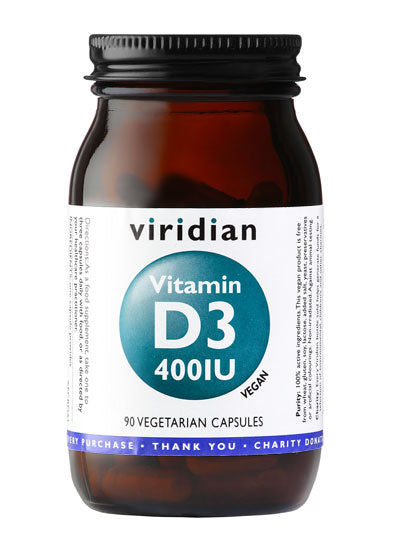 Viridian Vitamin D3 400iu