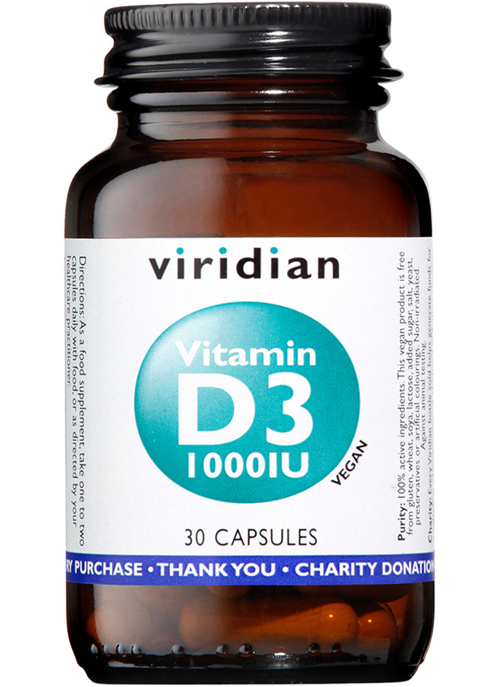 Viridian Vitamin D3 1000iu