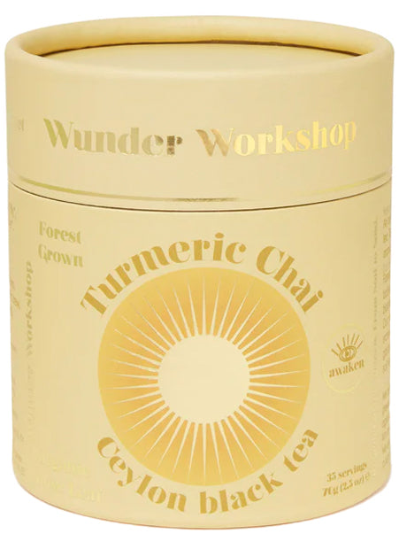 Wunder Workshop Golden Turmeric Chai Tea